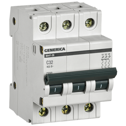 Автоматический выключатель Generica ВА 47-29 (C) 4,5kA 32 А