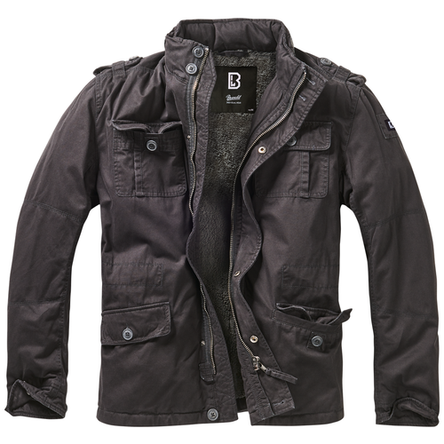 фото Утепленная мужская куртка bradnit britannia winter (black) , 2xl (52-54) brandit