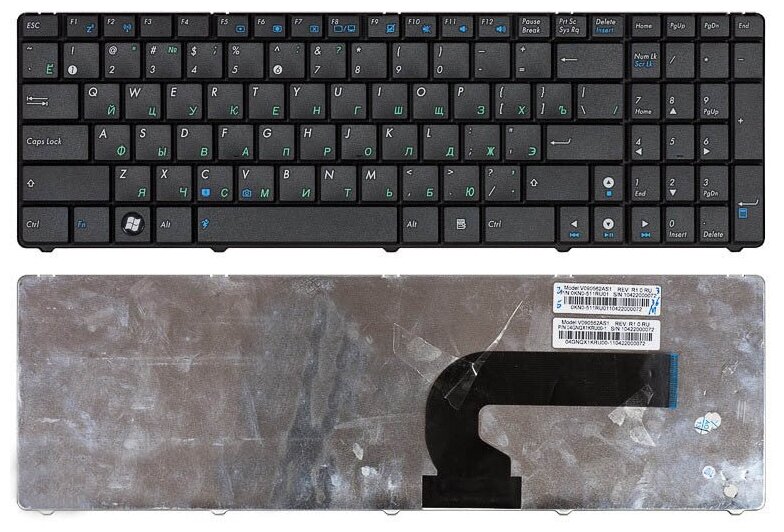 Клавиатура для ноутбука Asus N53SN русская черная 1080₽