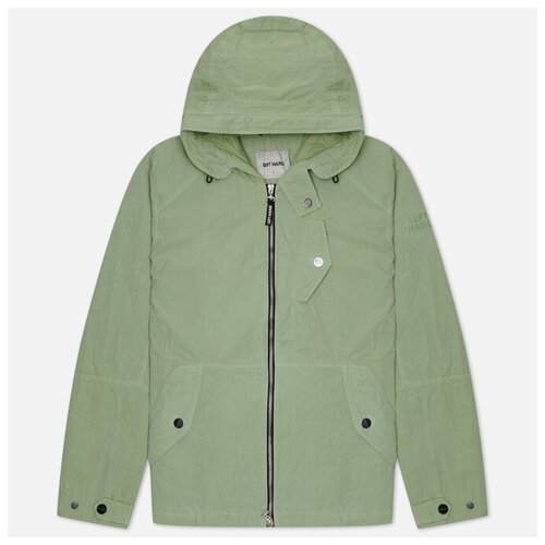 фото Мужская куртка ветровка left hand sportswear elvo anorak зелёный , размер s