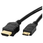 Кабель HDMI-miniHDMI V1.4 Dialog HC-A1418 - CV-0418 black, чёрный - 1.8 метра - изображение