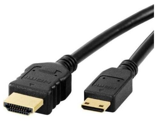 Кабель HDMI-miniHDMI V1.4 Dialog HC-A1418 - CV-0418 black чёрный - 1.8 метра