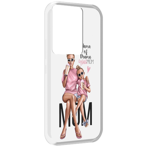 Чехол MyPads Мама-мечты женский для Itel Vision 3 Plus / Itel P38 Pro задняя-панель-накладка-бампер