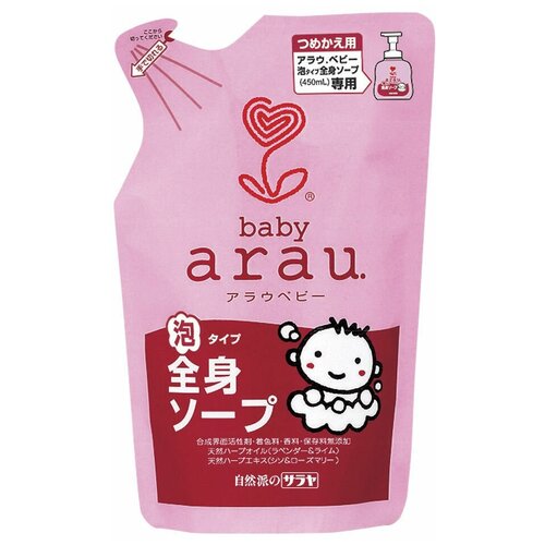 Картридж Гель для купания малышей Arau Baby с эффектом увлажнения 400 мл