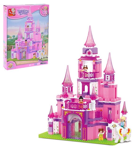Конструктор Розовая мечта "Замок принцессы", 472 детали 407682