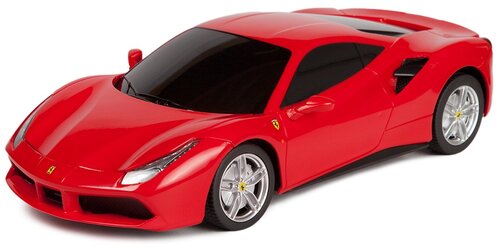 Легковой автомобиль Rastar Ferrari GTB 488 76000, 1:24, 19 см, красный