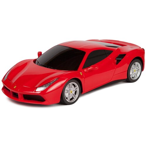 Легковой автомобиль Rastar Ferrari GTB 488 76000, 1:24, 19 см, красный машина р у 1 24 ferrari 488 gtb цвет красный 76000r