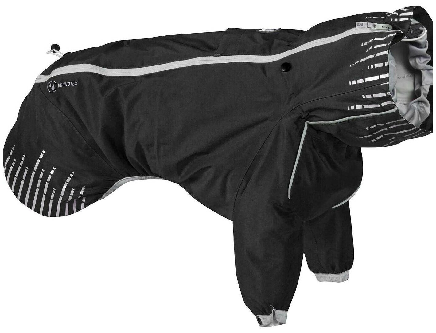 Hurtta Downpour Suit - комбинезон для собак, Черный 91521 Размер 50 L - фотография № 1