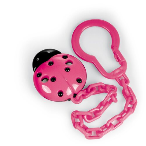 фото Клипса-держатель для пустышек canpol божья коровка арт. 10/873 цвет розовый canpol babies