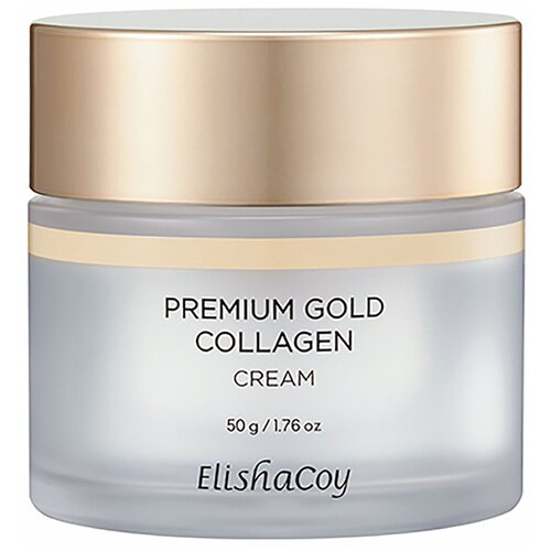 ElishaСoy Premium Gold Крем для лица с коллагеном, 50г.