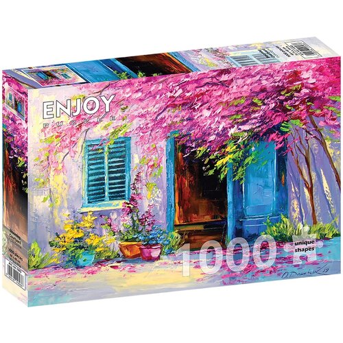 Пазл Enjoy 1000 деталей: Цветущий двор пазл enjoy 1000 деталей цветущий балкон