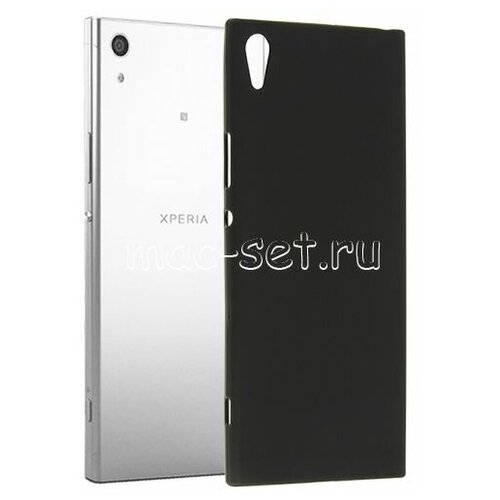 Чехол-накладка для Sony Xperia XA1 Ultra / Dual силиконовая черная 1.2 мм