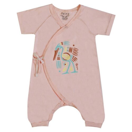 фото Комбинезон twins принт "цапля" (назапах), 80 р. 05.38/9284315