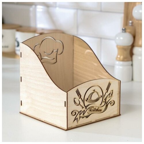 Коробочка под специи Повар 15х15х16см 634₽