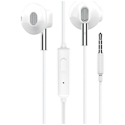Проводные наушники HOCO M57 Sky Jack 35mm 12 м белый контроллер с микрофоном 33200₽