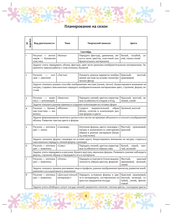 Цвет творчества. Конспекты интегрированных занятий. Осень. Подготовительная группа. От 6 до 7 лет - фото №4