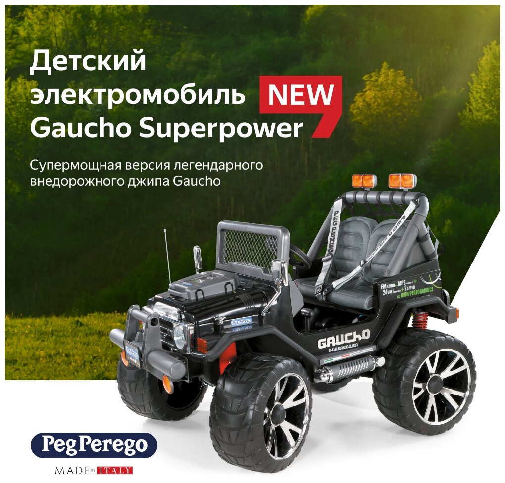 Электромобиль Peg-Perego - фото №11