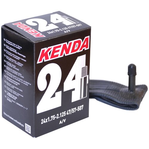 Камера 24 24x1,75/2,125 A/V Kenda стандарт камера 24 авто узкая 1 25 31 540 kenda