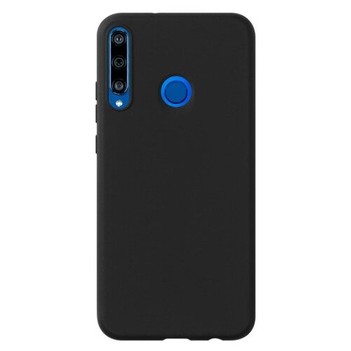 фото Чехол gel color case для honor 9c, черный, deppa 87609