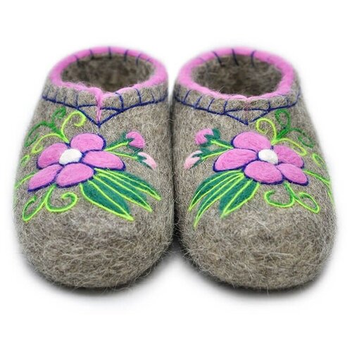 фото Женская домашняя обувь валенкиопт.ру т272н 38 серый