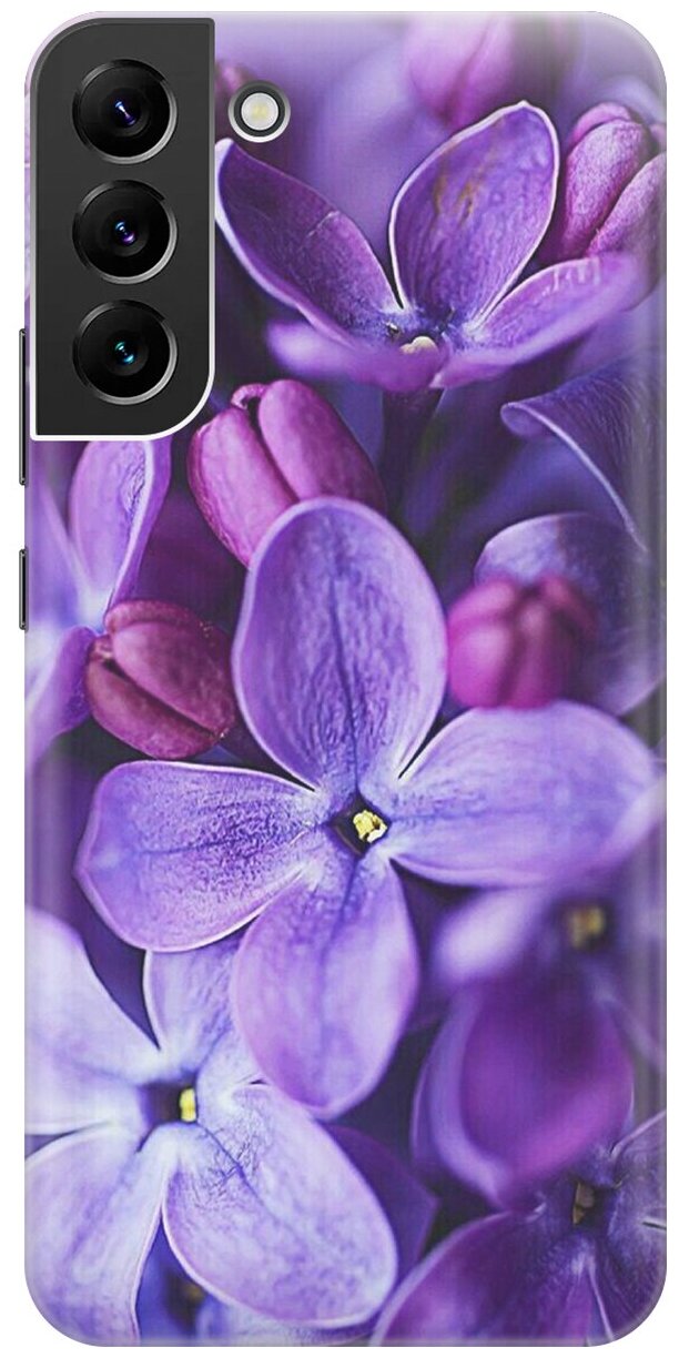 Силиконовый чехол Фиолетовая сирень на Samsung Galaxy S22+ / Самсунг С22 Плюс