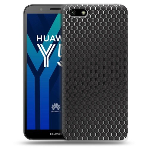 Дизайнерский силиконовый чехол для Huawei Y5 Prime 2018 Металл силиконовый чехол лама жираф и страус на huawei y5 prime 2018