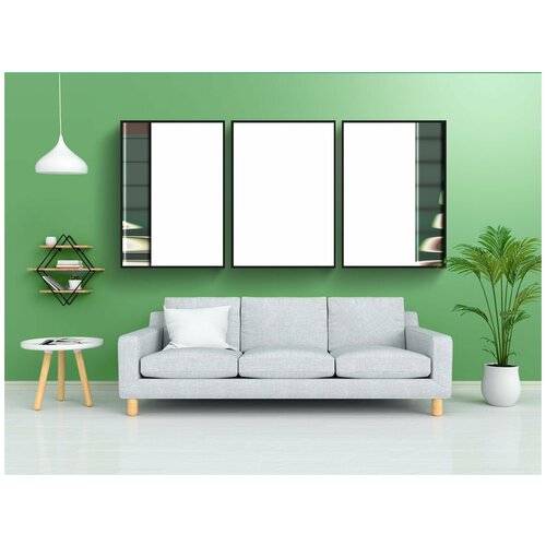 фото Набор модулных постеров для интерьера "рамка, фоторамка, дизайн" 60x90 см. в тубусе, без рамки lotsprints