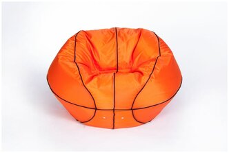 Кресло - мешок «Баскетбольный мяч» большой, диаметр 95 см, цвет оранжевый, плащёвка, Полиэстер, 95х95х95 см