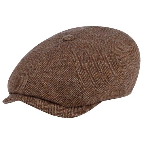 фото Кепка stetson, размер 59, коричневый