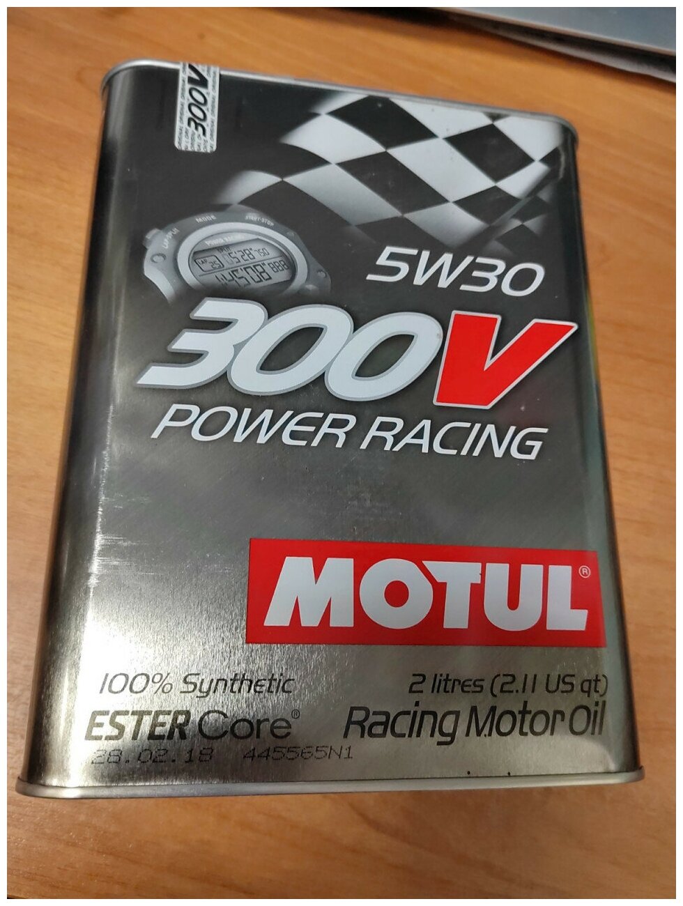 Синтетическое моторное масло Motul 300V Power Racing 5W30