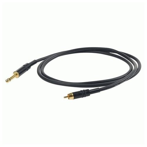 PROEL CHLP220LU3 - сценический кабель, 6.3 джек моно RCA (папа), длина - 3 м