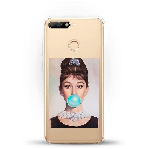 фото Силиконовый чехол одри на honor 7a pro andy & paul