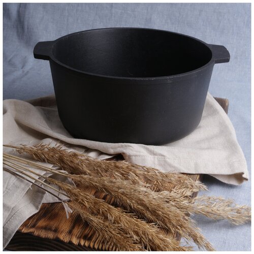 Кастрюля чугунная КЛ-6 (6 л) 