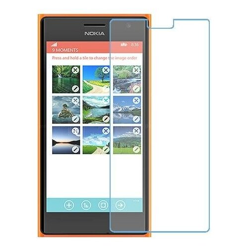 nokia lumia icon защитный экран из нано стекла 9h одна штука Nokia Lumia 730 Dual SIM защитный экран из нано стекла 9H одна штука