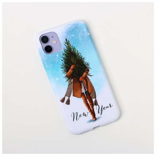 фото Чехол для телефона iphone 11 "новый год", 7.6 x 15.1 см yandex market