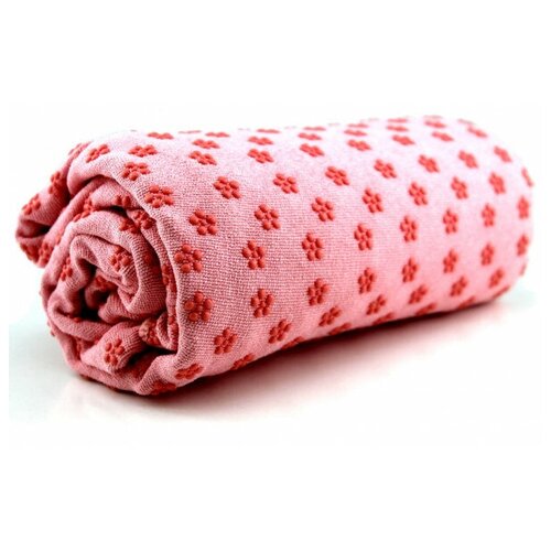 Розовое полотенце с сумкой для йоги 183 x 63 см SP2086-421