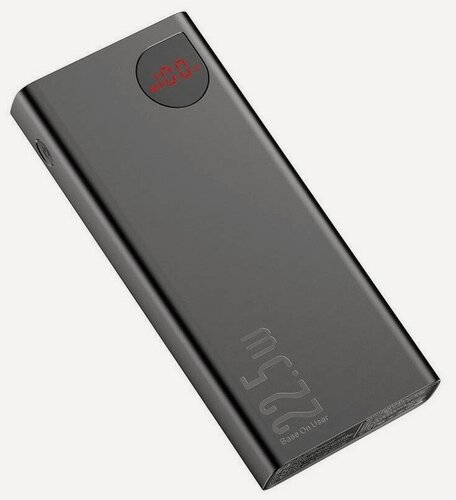Изображение товара Внешний аккумулятор Baseus Adaman Metal 20000 mAh/74Wh/22.5W, Черный, PPAD000101