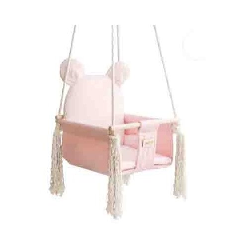 Купить Качели подвесные Orion Sweet Bear, цвет малиновый (70602), Orion Toys, розовый