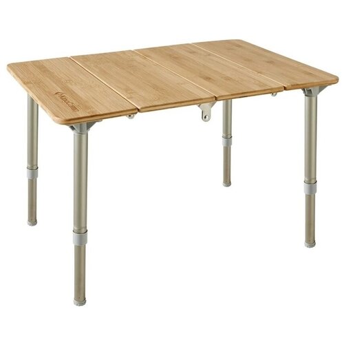 Туристический стол KingCamp 1913 4-folding Bamboo table 6040 (60х40х27/40 см) стол кемпинговый складной 120 60 70см каркас алюминий