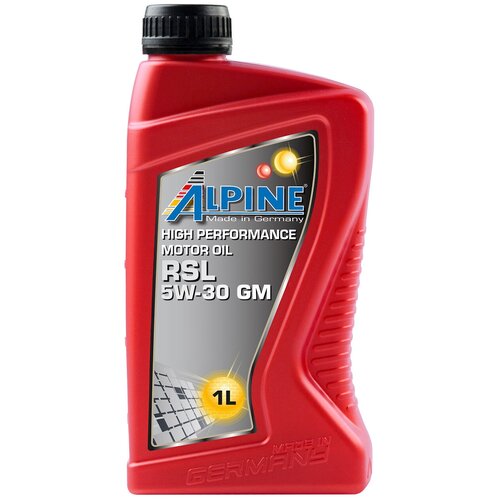 Синтетическое моторное масло Alpine RSL 5W-30 GM 1л