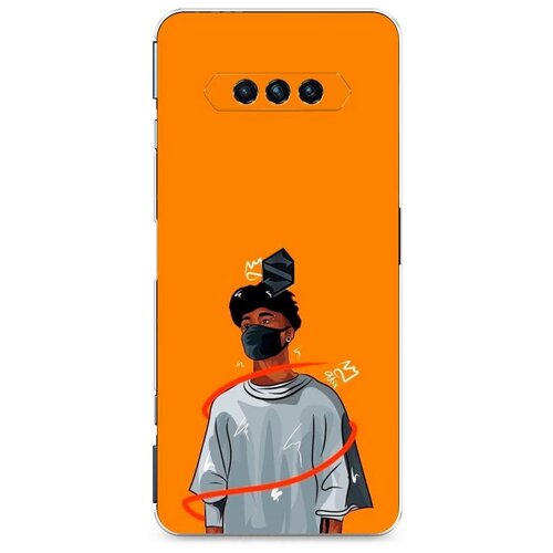 фото Силиконовый чехол "в маске 1" на xiaomi black shark 4 / сяоми блэк шарк 4 case place