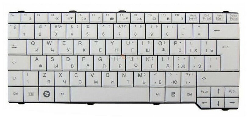 Клавиатура для Fujitsu Amilo 3560 Pa3515 P5710 (10600929956 белая)
