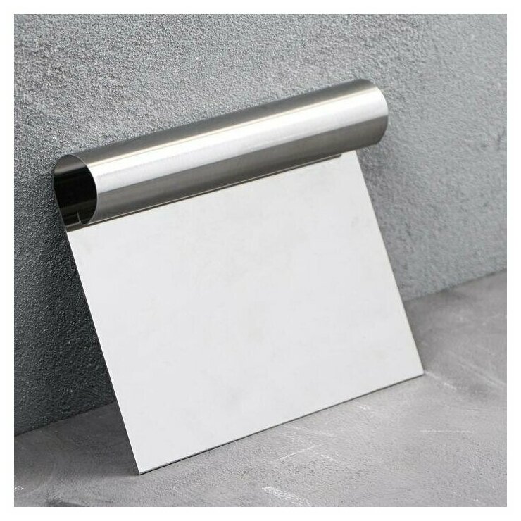 фото Шпатель кондитерский для теста металлический нержавеющая сталь нержавеющая сталь