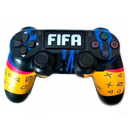 Джойстик / геймпад для PS4/PC/PS3 дизайн FIFA черно-желтый