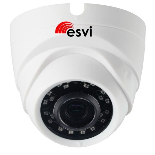 EVC-DL-S20-P/A/C купольная IP видеокамера, 2.0Мп, f=3.6мм, POE, аудио вх, SD