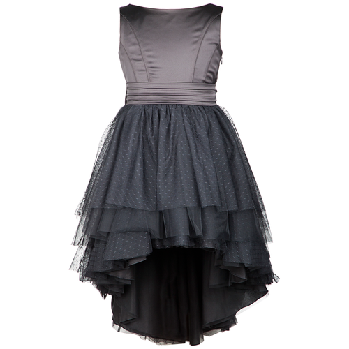 фото Платье для девочки aletta ae88030 цвет черный 12 лет