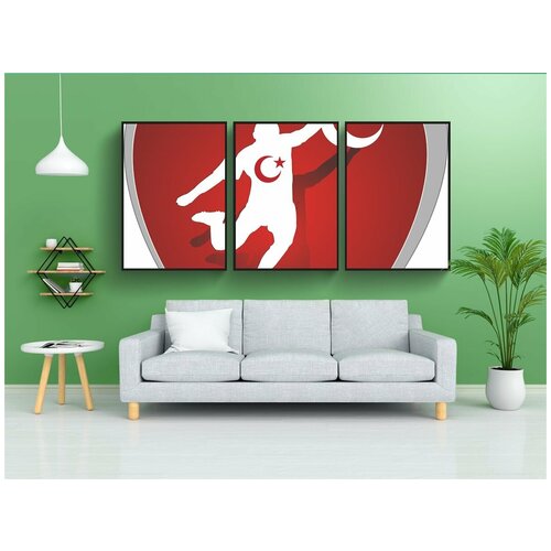 фото Набор модулных постеров для интерьера "турция, спорт, логотип" 60x90 см. в тубусе, без рамки lotsprints