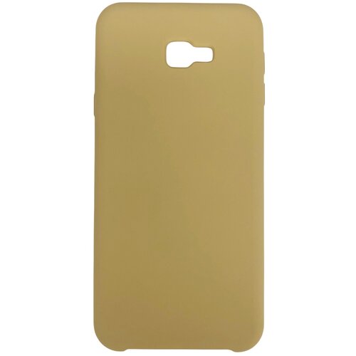 Чехол Накладка Silicon Case для Samsung SM-J415 Galaxy J4+ (2018), золотой