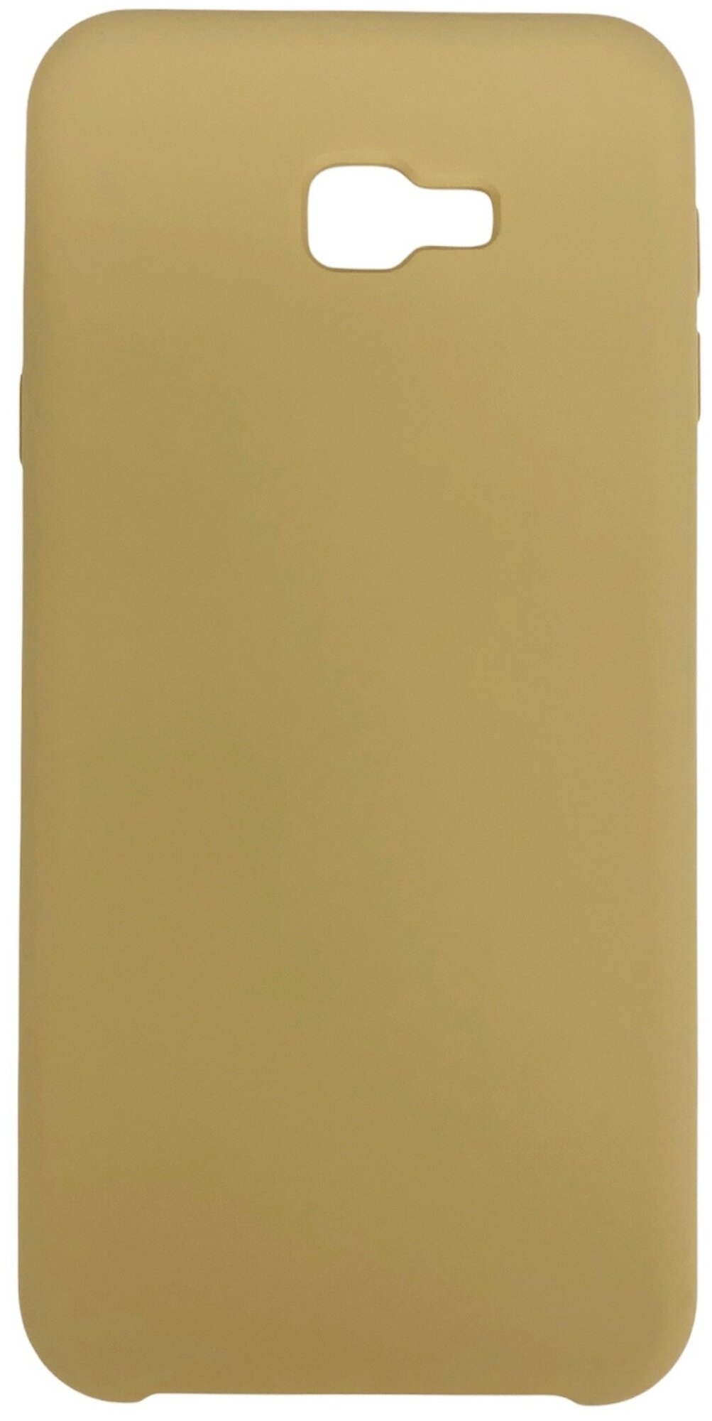Чехол Накладка Silicon Case для Samsung SM-J415 Galaxy J4+ (2018), золотой