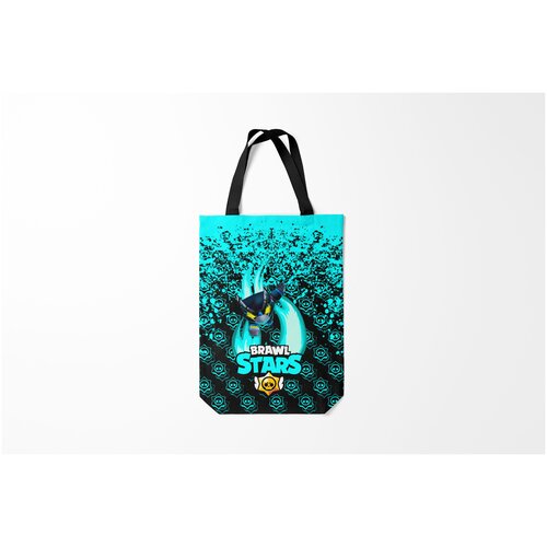 фото Сумка-шоппер / 31х42 см / геймерам / brawl stars mecha crow. burnettie